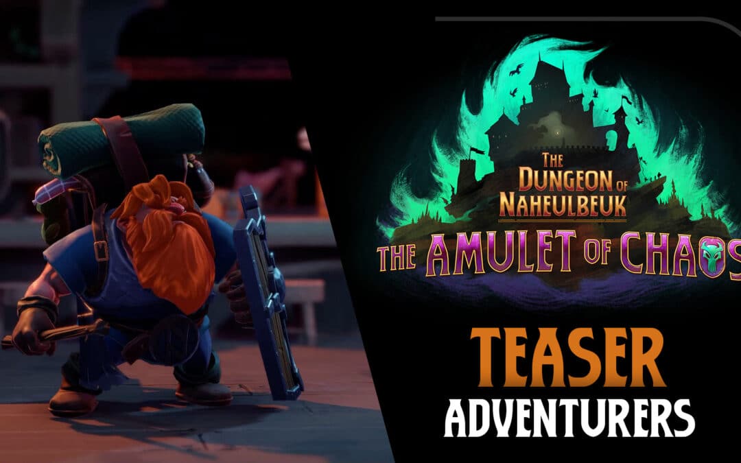 Teaser: Adventurers from « The Dungeon of Naheulbeuk: Amulet of Chaos »